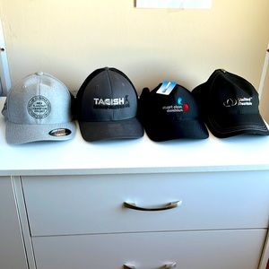 Dad cap bundle. 4of them. New. $10